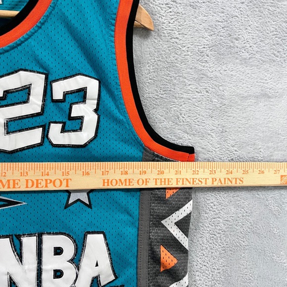 Michael Jordan 1996 NBA All‎ Star Jersey #23 Mitchell & Ness Men's Medium - Picture 10 of 11